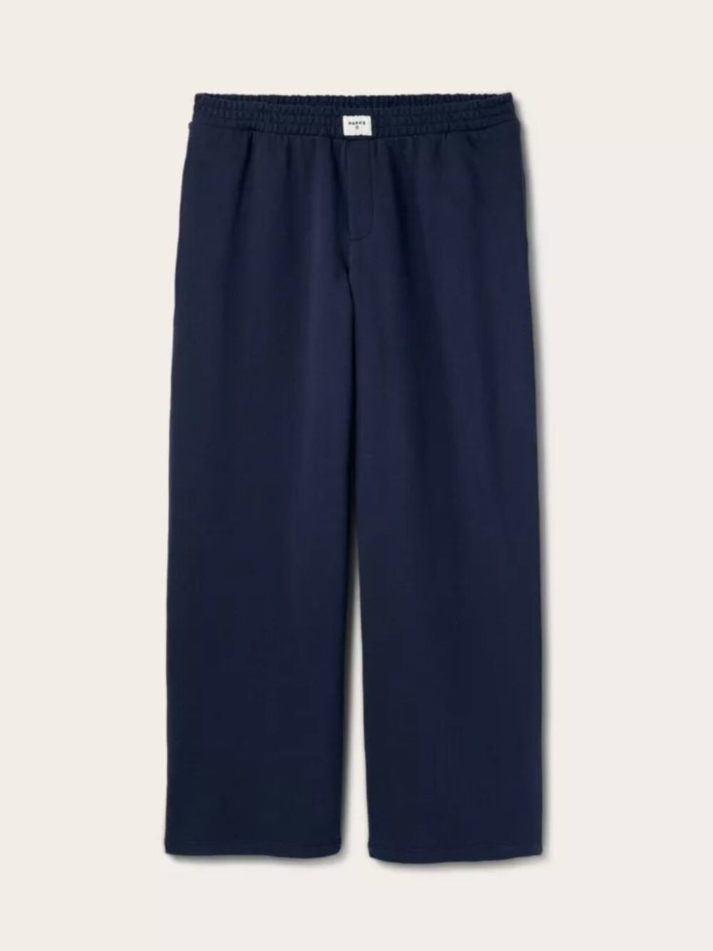 Women's High-Rise Boxer Sweatpants - Parke x Target Navy Blue M